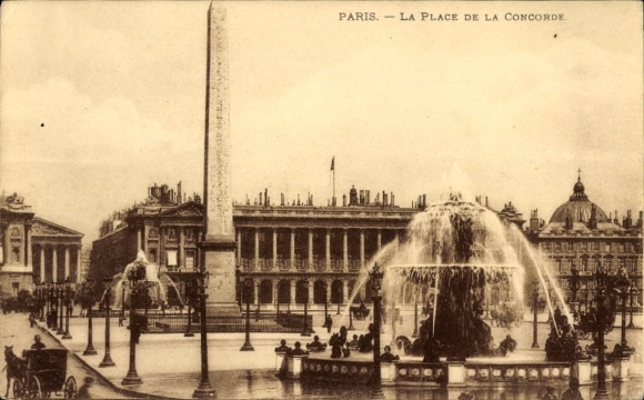Ansichtkaart Parijs VIII, Place de la Concorde