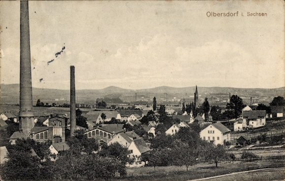 PC Olbersdorf in Saxony, partial view