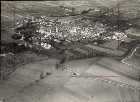 Photo Bad Königshofen in Grabfeld Lower Franconia, aerial photograph