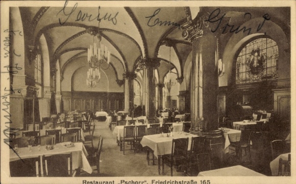 Ak Berlin Mitte, Restaurant Pschorr-Haus, Friedrichstraße 165