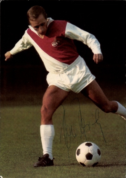 Postcard football player Heinz Hornig, 1. FC Cologne