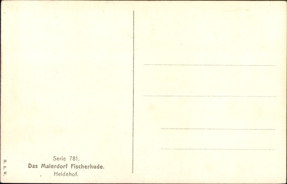 Postcard Fischerhude Ottersberg in Niedersachsen, Heidehof
