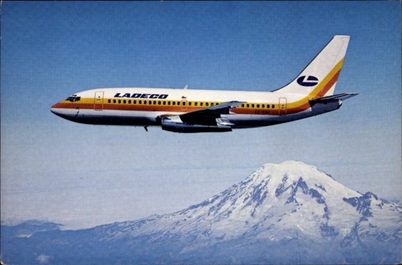 Ak Passagierflugzeug Boeing 737 der Chilenischen Fluggesellschaft Ladeco, CC CIM