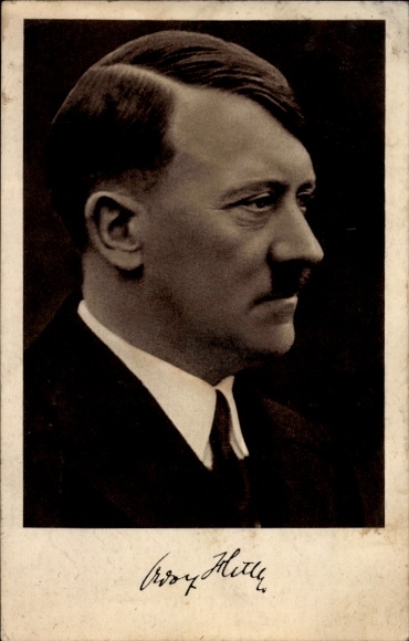 Ak Führer en Rijkskanselier Adolf Hitler, profiel