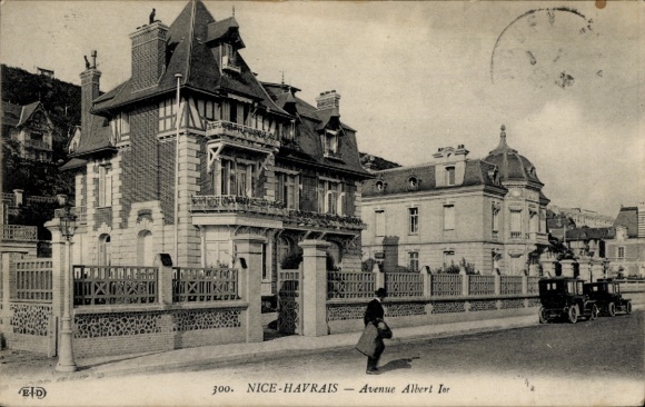 Ak Sainte Adresse Seine Maritime, Nice Havrais, Avenue Albert Ine