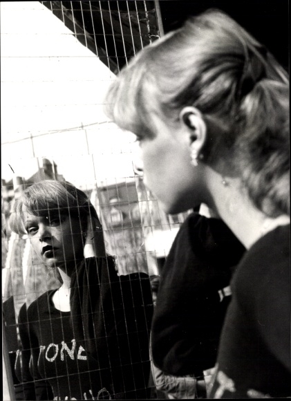 Ak-actrice Gaby Rubner, portret, film Anschi en Michael