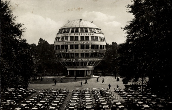 Ak Dresden, Kugelhaus, Café Kugelhaus, Jahresschau Deutscher Arbeit