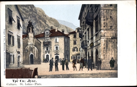 KP Kotor Cattaro Montenegro, Plac Świętego Łukasza