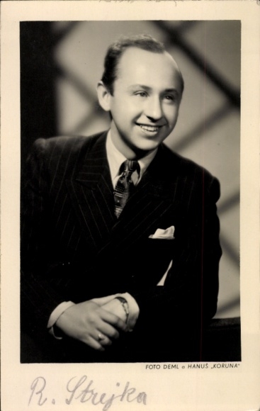 Ak Schauspieler R. Strejka, Portrait