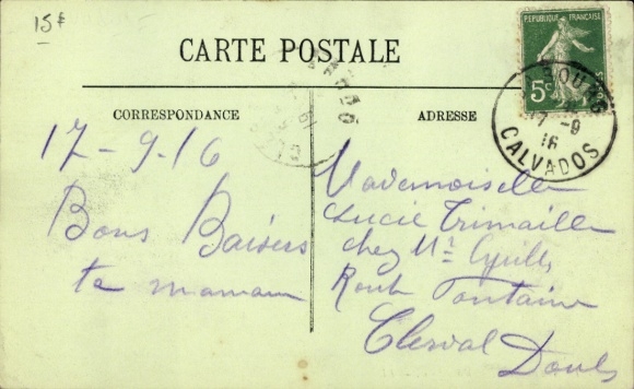 Ak Cabourg Calvados, Villa Nilic