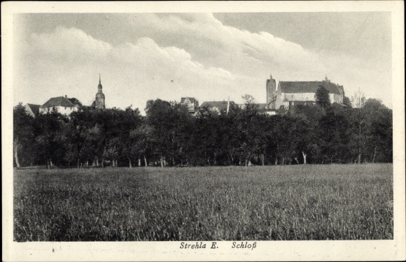 PC Strehla in Saxony, castle, field