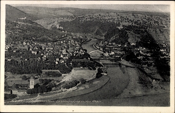 KP Nieder- i Oberlahnstein Lahnstein am Rhein, widok ogólny