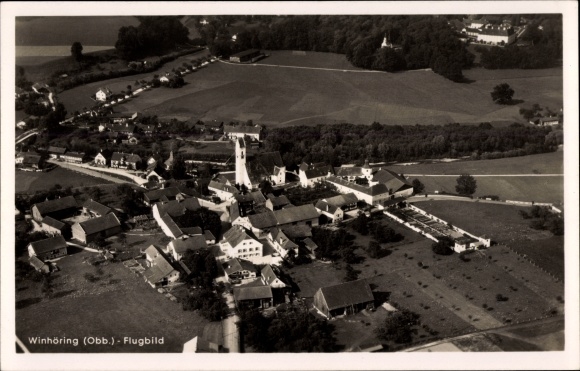 PC Winhöring in Upper Bavaria, aerial photo