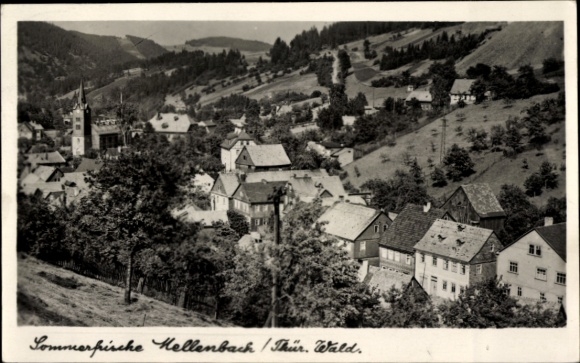 KP Mellenbach Glasbach w Schwarzatal Turyngii, widok częściowy
