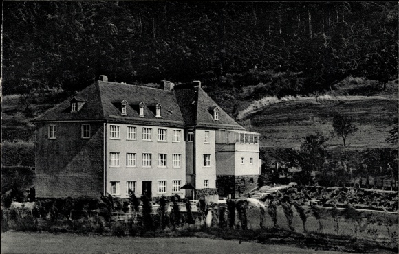 Postcard Gladenbach Hessen, Christian convalescent home