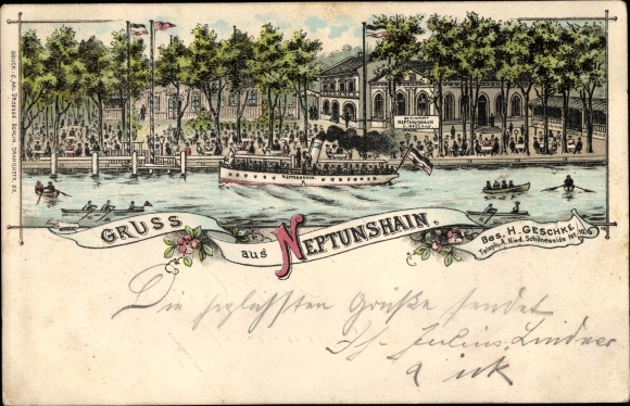 Chromo-Litho Berlin Treptow Niederschoeneweide, Neptunshain establishment