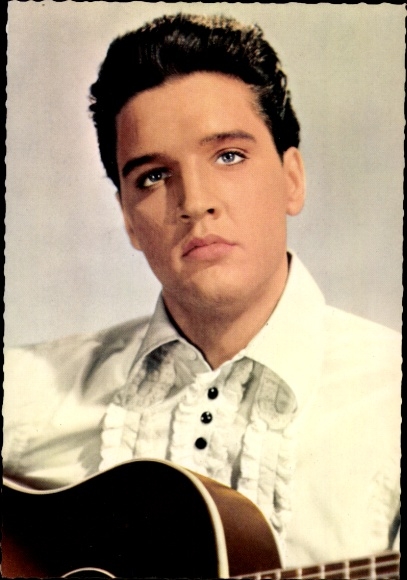 KP piosenkarz i aktor Elvis Presley, portret