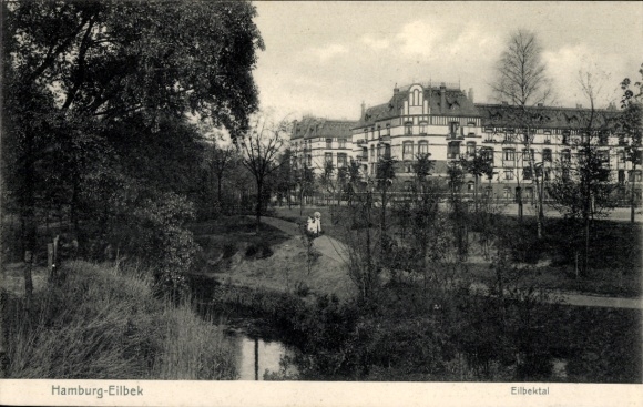 Ak Hamburg Wandsbek Eilbek Eilbeck, Eilbecktal