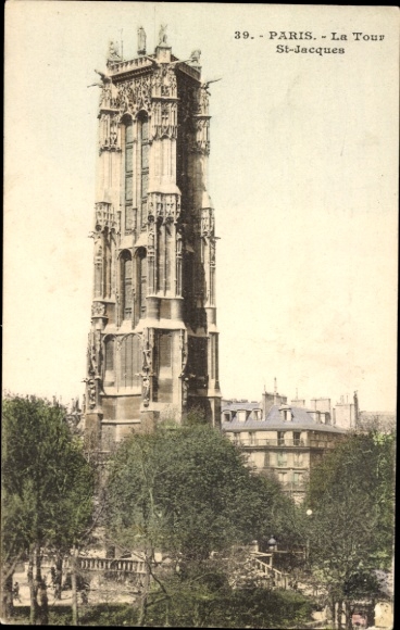 Ak Paris IV, Saint-Jacques-toren