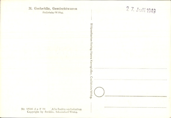 Ak Beilstein in Württemberg, Fliegeraufnahme