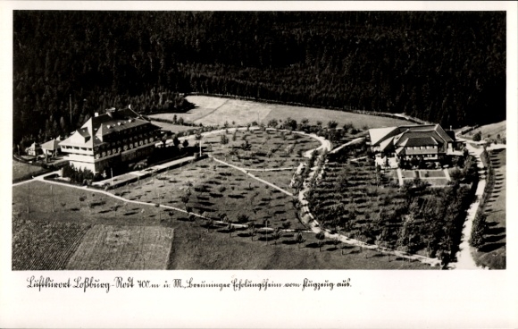 Postcard Stuttgart am Neckar, holiday home and estate Hohenrodt, aerial photograph