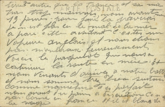 Ak-stoomboot SS Dumbea, Messageries Maritimes