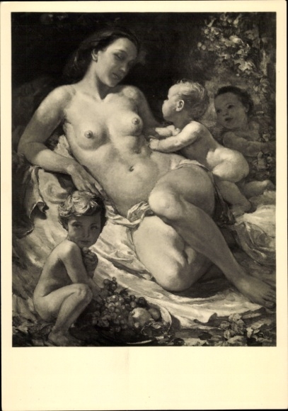 Artist Postcard Heymann, Rich., Fertility, Female Nude, HDK 526