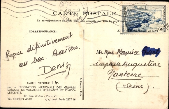 Artist PC Poulbot, Francisque, boy with shorts, Le Petit Poulbot, Colonies de Vacances