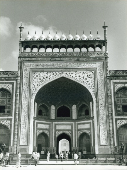 Photo Agra India, Taj Mahal, partial view