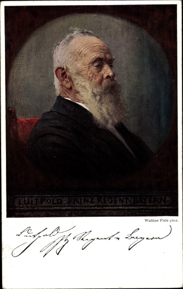 Artist PC Firle, Walther, Luitpold Prince Regent of Bavaria