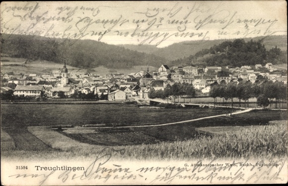Postcard Treuchtlingen in the Altmühltal Middle Franconia, Panorama