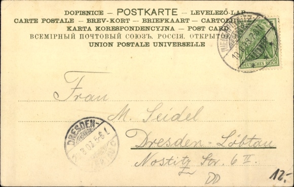 Chromo-Litho Dresden Niederpoyritz, Greetings from the Staffelstein