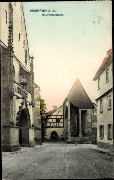 Postcard Wimpfen am Berg Bad Wimpfen am Neckar, Calvarienberg