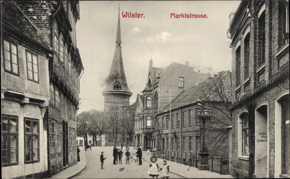 KP Wilster w Holstein, Marktstrasse, wieża kościoła