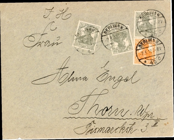 S 17a and 98 (2) on letter