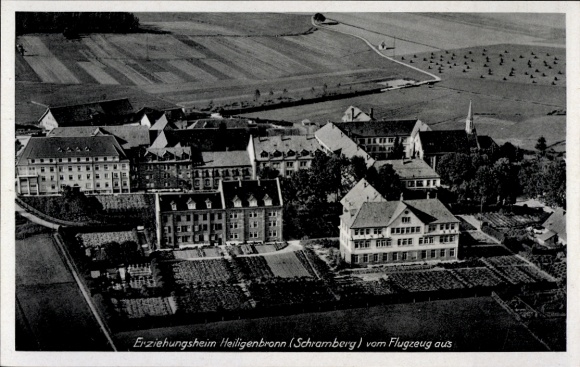 Postcard Heiligenbronn Schramberg in the Black Forest, aerial photograph