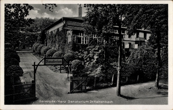 Ak Gernrode Quedlinburg in de Harz, Sanatorium