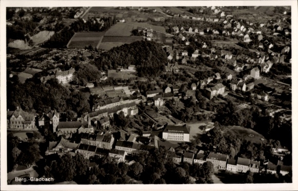 Postcard Bergisch Gladbach North Rhine Westphalia, aerial photograph