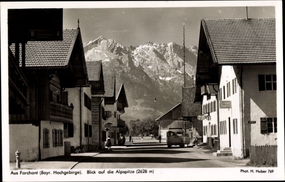 PC Farchant Oberbayern, street section, Alpspitze