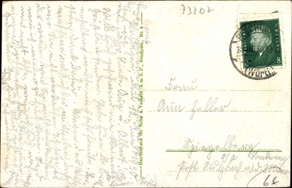 Postcard Plochingen in the district of Esslinge, Filsmündung and Neckarbrücke