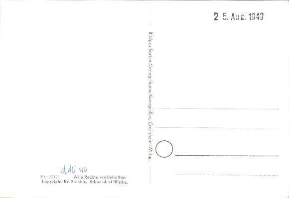 Postcard Gstadt am Chiemsee, aerial photograph