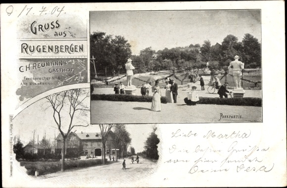 Ak Rugenbergen Bönningstedt in Sleeswijk-Holstein, CH Reumann's Gasthof