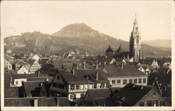 Ak Reutlingen in Württemberg, Stadtansicht,  Achalm,  Gebäude, Fotografie