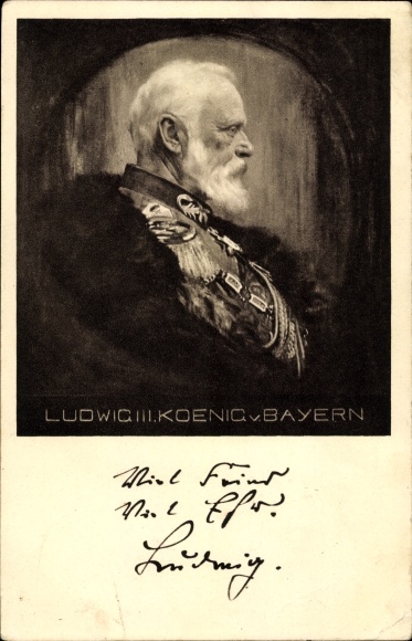 Artist PC Firle, Walther, King Ludwig III of Bavaria
