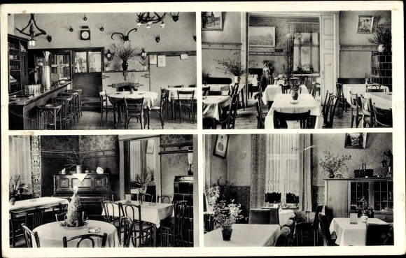 Postcard Olfen in Westphalia, Hotel-Restaurant Vinnumer Hof