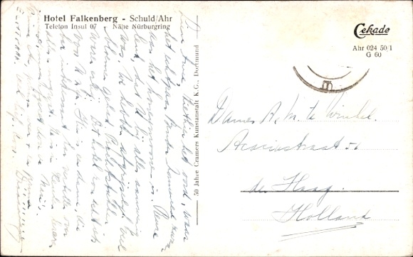 Postcard Schuld an der Ahr, general view