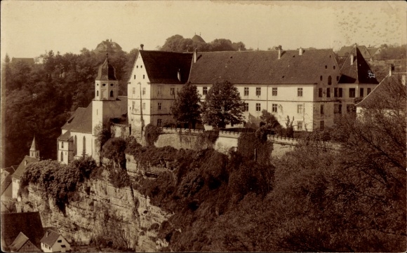 Foto Ak Haigerloch im Zollernalbkreis, Gesamtansicht