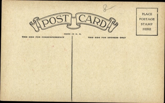 Postcard Playing Cards, Card Reading, Men's Card