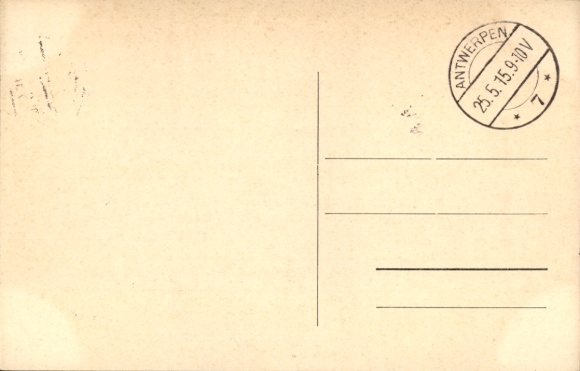 Postcard steamer SS Lusitania, Cunard Line