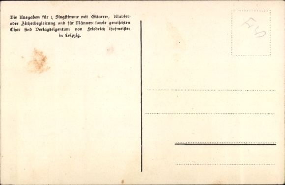 Artist Song Postcard Günther, Anton, Gottesgab, My Father's House, Dialect No. 18